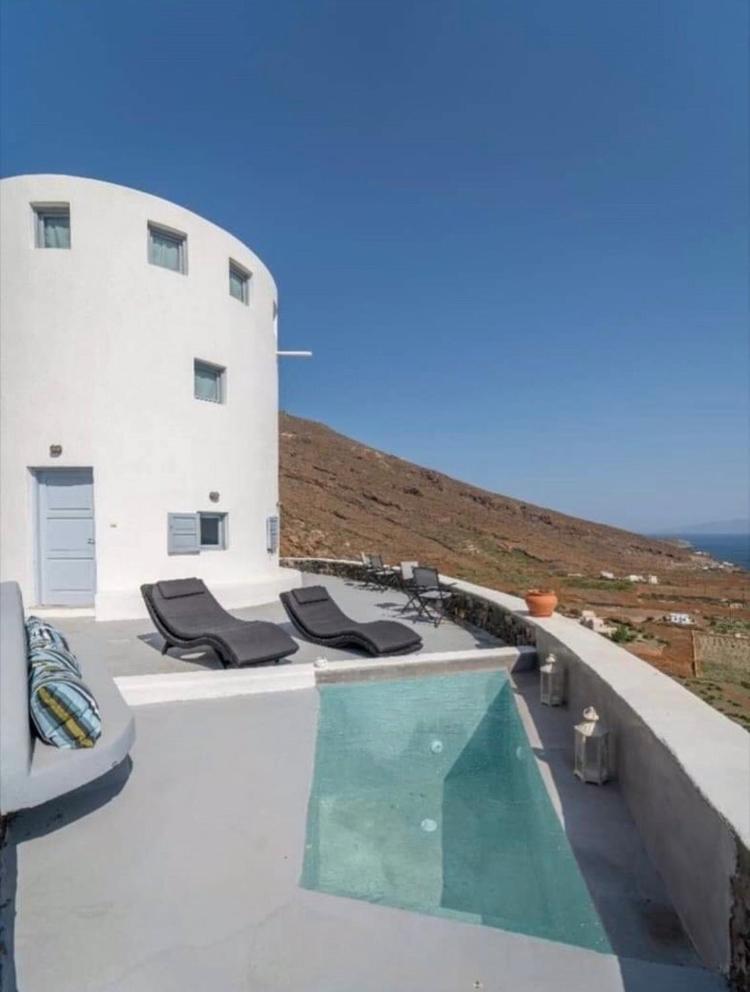 Anemos Windmill Villa Vourvoúlos Eksteriør billede